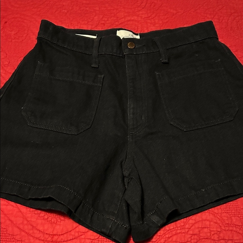 Universal Thread Black High Waist Women's Shorts